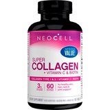 NeoCell Super Collagen With Vitamin C and Biotin, Tablet, 180 Count, 1 Bottle, thumbnail image 1 of 9