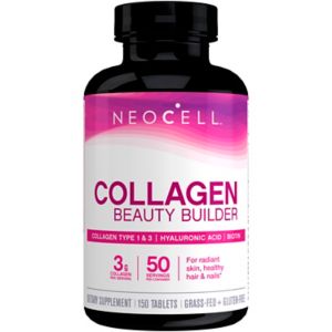 NeoCell Collagen Beauty Builder With Hyaluronic Acid and Biotin - Tablet, 150 Count, 1 Bottle
