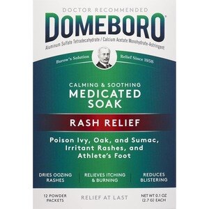 Domeboro Medicated Soak For Rash Relief, 12 Ct , CVS