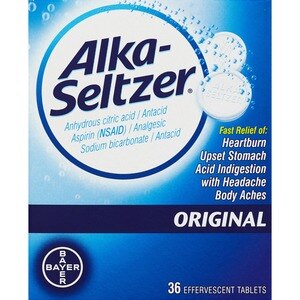 Alka-Seltzer Original Effervescent Tablets, 36 Ct , CVS