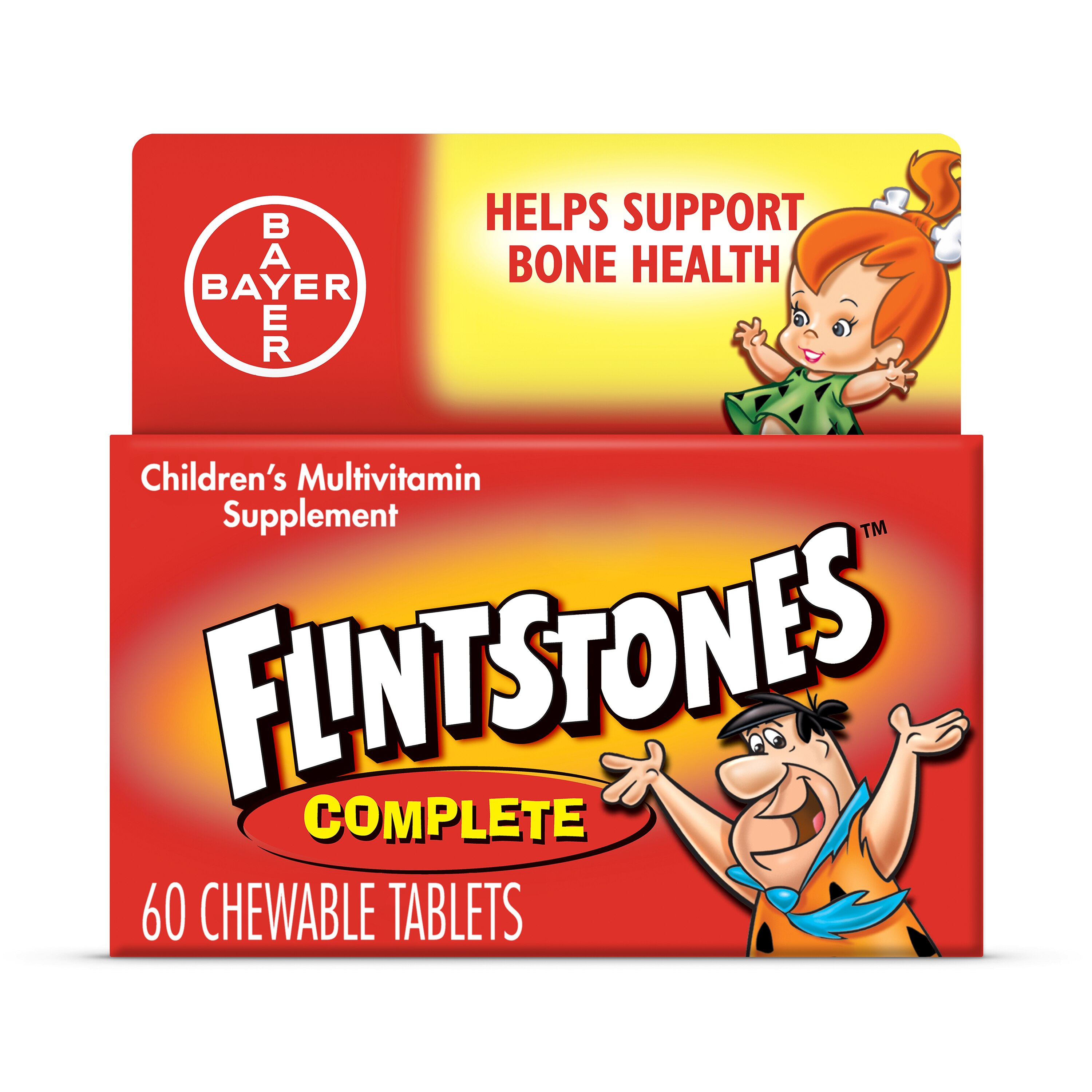Flintstones Complete Children's Multivitamin Supplement Chewable Tablets, 60 Ct , CVS