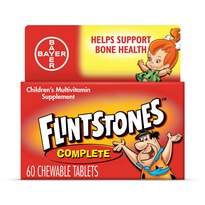 Flintstones Complete - Tabletas másticables con suplemento vitamínico, para niños