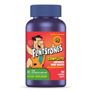 Flintstones Complete - Tabletas másticables con suplemento vitamínico, para niños