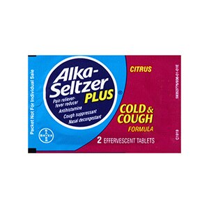 Effervescent tablets for cold