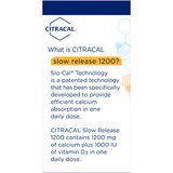 Citracal Slow Release 1200 Calcium With Vitamin D3, Caplets, 80 CT, thumbnail image 4 of 10