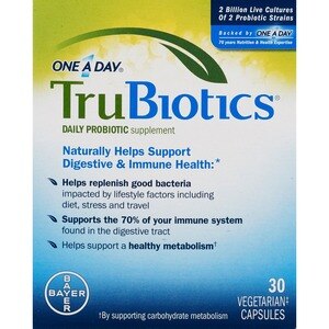  TruBiotics Daily Probiotic Supplement Capsules, 30CT 