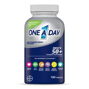 One A Day Men's 50+ Healthy Advantage Multivitamin Tablets, 100 Ct , CVS