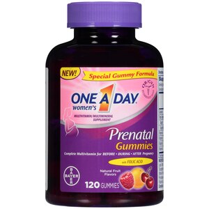 One A Day Prenatal Gummy, 120 Ct , CVS