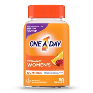 One A Day Women's Multivitamin Gummies, 80 Ct - 70 Ct , CVS