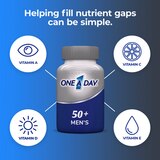 One A Day Men's 50+ Healthy Advantage Multivitamin Tablets, thumbnail image 4 of 7