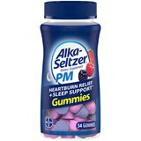 Alka-Seltzer PM Heartburn Relief + Sleep Support Gummies, Mixed Berry, 54 CT, thumbnail image 1 of 7