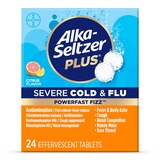 Alka-Seltzer Plus Severe Cold & Flu PowerFast Fizz Citrus Effervescent Tablets, thumbnail image 1 of 8