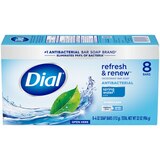 Dial Antibacterial Deodorant Bar Soap, Spring Water, thumbnail image 2 of 8