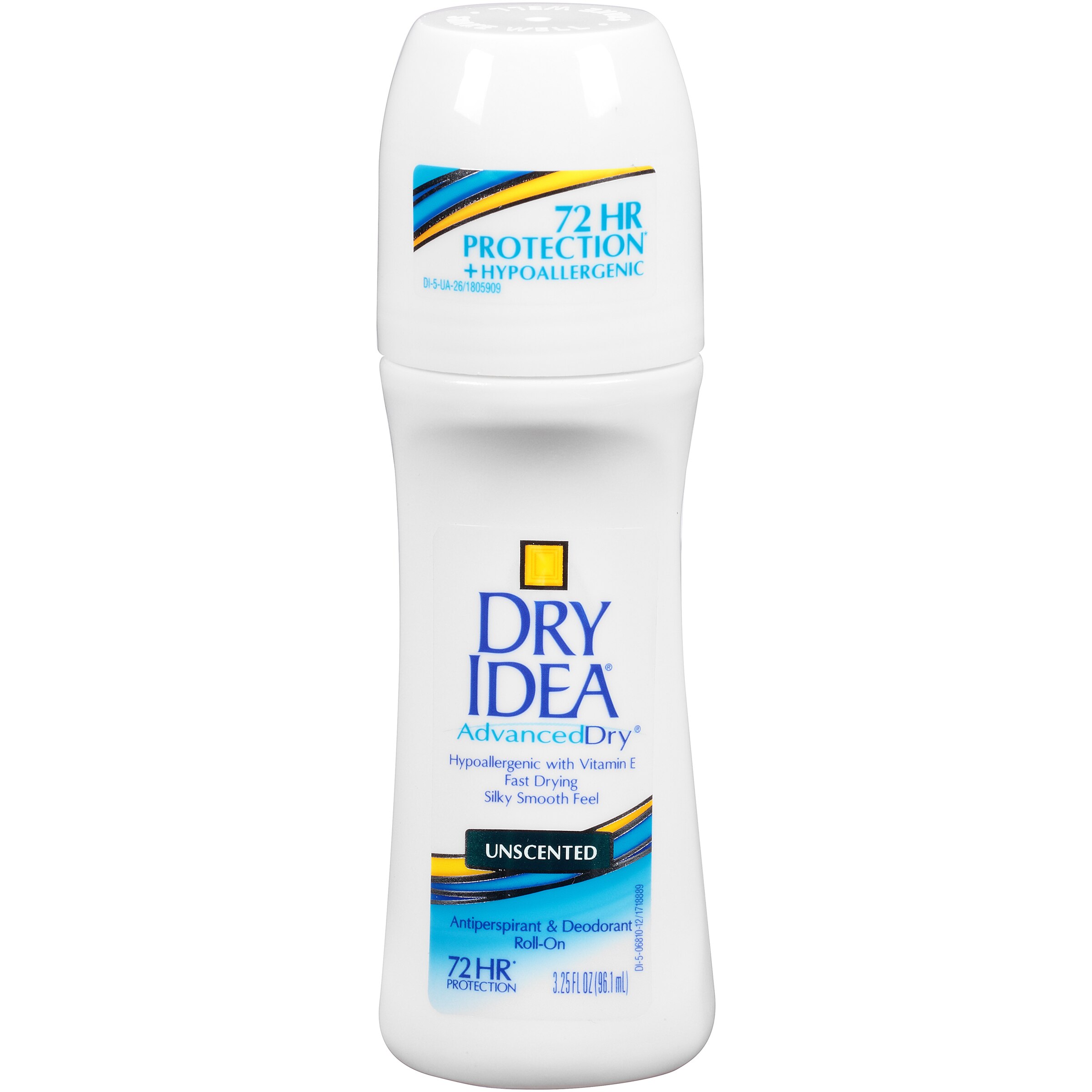 Dry Idea 72-Hour Hypoallergenic Roll-on Deodorant, Unscented - 3.25 Oz , CVS