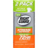 Right Guard Xtreme Defense 72-Hour Antiperspirant & Deodorant Stick, Fresh Blast, 2.6 OZ, 2 Pack, thumbnail image 2 of 9
