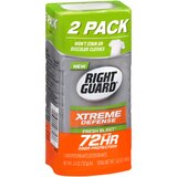 Right Guard Xtreme Defense 72-Hour Antiperspirant & Deodorant Stick, Fresh Blast, 2.6 OZ, 2 Pack, thumbnail image 4 of 9