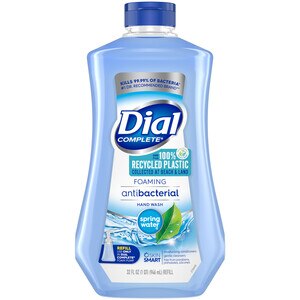 Dial Complete Antibacterial Foaming Hand Soap Refill, Spring Water, 32 Fl Oz - 32 Oz , CVS