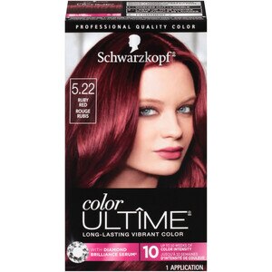 Schwarzkopf Color Ultime Permanent Hair Color, 5.22 Ruby Red - 1 , CVS