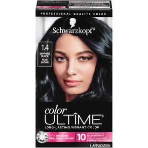 Schwarzkopf Color Ultime Permanent Hair Color, 1.4 Sapphire Black , CVS