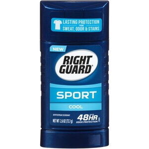  Right Guard Sport Antiperspirant Deodorant Stick, Cool, 2.6 Ounce 