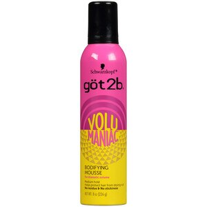 Got2b Volumaniac - Mousse para el cabello para dar volumen, 8 oz