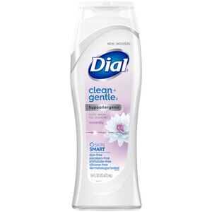 Dial Clean + Gentle Hypoallergenic Body Wash, 16 OZ