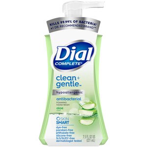 Dial Complete Clean + Gentle Antibacterial Foaming Hand Wash, 7.5 OZ