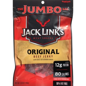  Jack Link's Beef Jerky Jumbo Bag, 5.85 OZ 