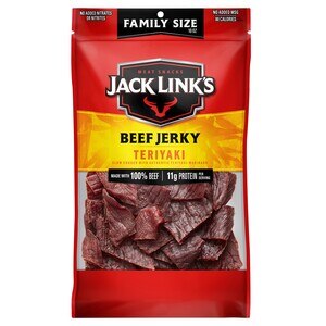 Jack Links Teriyaki Beef Jerky, 10 OZ