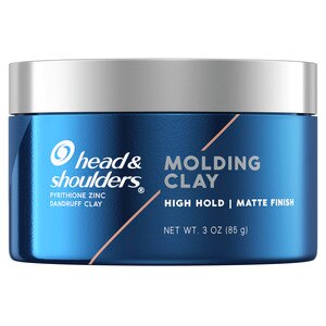 Head and Shoulders Molding Hair Clay for Men, Strong Hold, Matte Finsh, 3 OZ