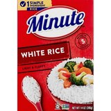 Minute Enriched Long Grain Instant White Rice, 14 oz, thumbnail image 1 of 6