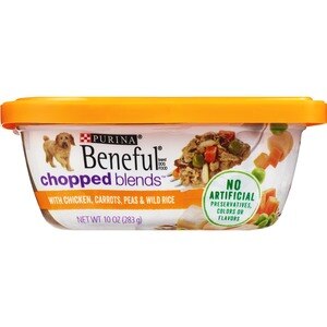 Beneful Chopped Blends, Chicken, Carrots Peas & Wild Rice, 10 Oz , CVS