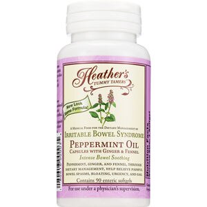 Heather's Tummy Tamers Enteric Coated Peppermint Oil Capsules