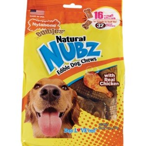 Nylabone Natural Nubz Edible Dog Chews With Real Chicken, 16 Ct , CVS