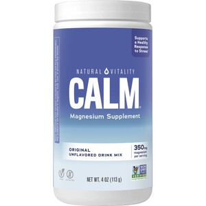 natural vitality calm magnesium supplement drink mix, unflavored, 4 oz