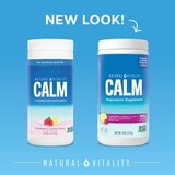 Natural Vitality Calm Magnesium Supplement Drink Mix, Raspberry-Lemon Flavor, 4 OZ, thumbnail image 2 of 9