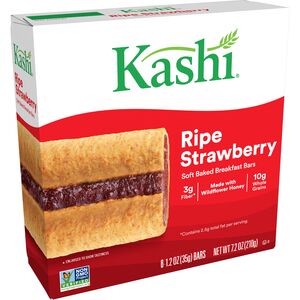 Kashi Soft-Baked - Barras de cereal, Ripe Strawberry, 1.2 oz, 6 u.