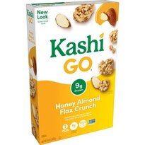 Kashi GO Honey Almond Flax Crunch Breakfast Cereal, 14 oz