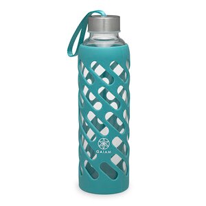 Gaiam 20 Oz Sure-Grip Water Bottle, Viridian , CVS