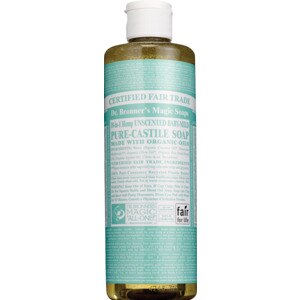 Dr. Bronner's Magic Soaps - Jabón líquido puro de castilla, suave para bebés, sin perfume