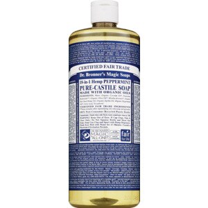 Dr. Bronner's Magic Soaps - Jabón líquido puro de Castilla, Peppermint