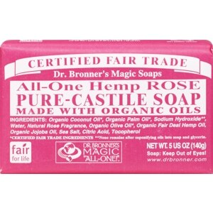 Dr. Bronners Dr. Bronner's Magic Soaps Hemp Rose Pure-Castile Bar Soap - 5 Oz , CVS