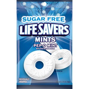 Life Savers Pep O Mint Sugar Free Candy Bag, 2.75 Oz , CVS