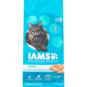 IAMS Proactive Health Indoor Weight and Hairball Care Dry Cat Food, 3.5 Lbs