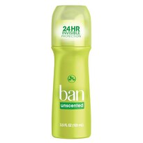 Ban - Desodorante de bolita, sin perfume