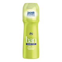 Ban - Desodorante de bolita, Powder Fresh