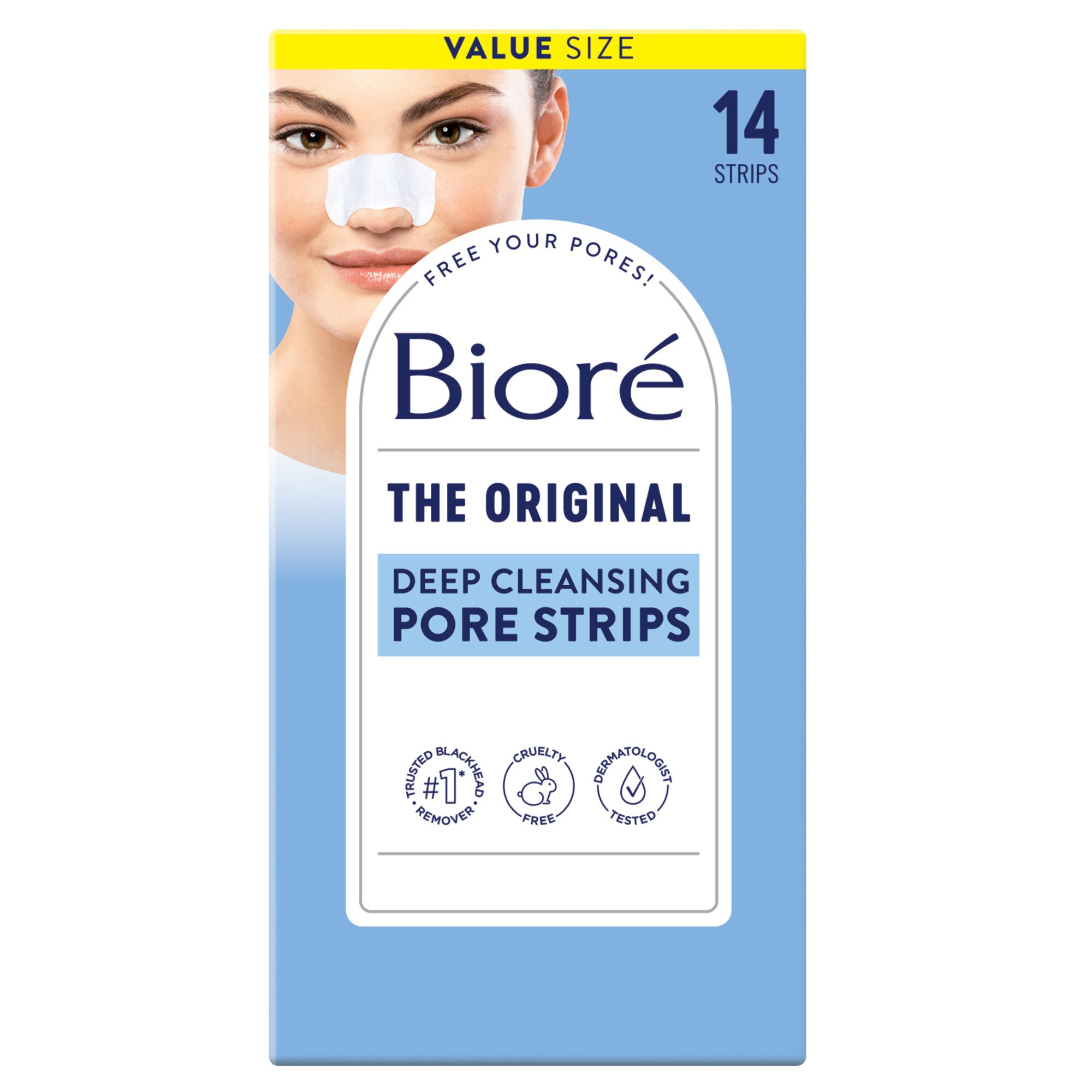 Biore Deep Cleansing Pore Strips - 14 Ct , CVS
