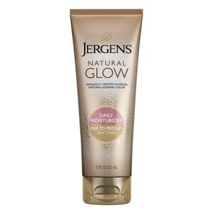 Jergens Natural Glow Daily Self Tanner Body Lotion, Fair to Medium