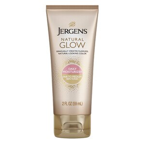 Jergens Natural Glow - Hidratante de uso diario, Fair/Medium, 2 oz