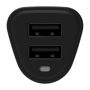 Griffin PowerJolt Dual Universal USB-A 12W Car Charger, Black , CVS